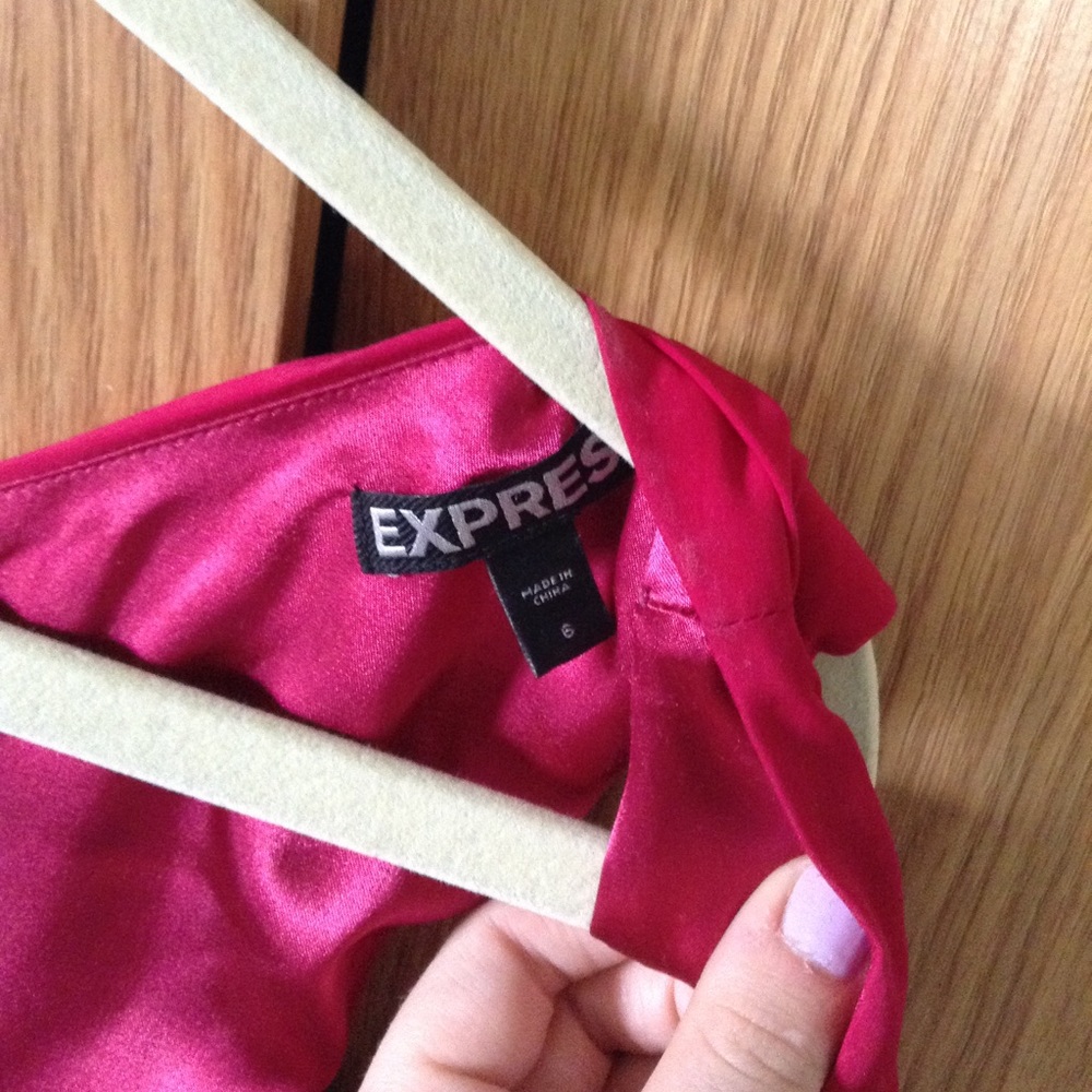 Express Red Dress - Picture 7 of 7